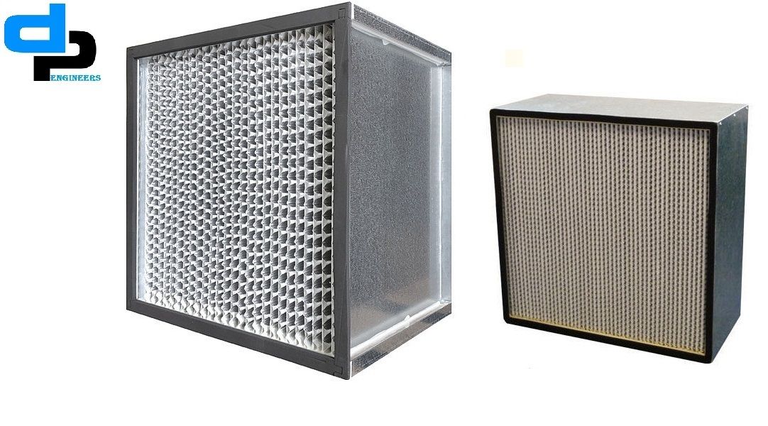 Aluminium Type A Deep Pleat Hepa Filter