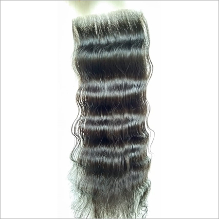 Transparent Swiss Lace Curly Closure 18 Inch