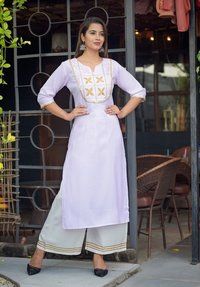 Block Print kurta With Sharara And Duppta