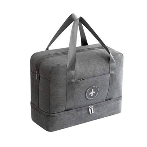 Overnighter Bag with Shoe Compartment at Bottom By TOTAL GIFTS CORPORATION