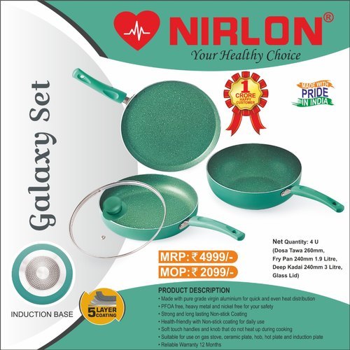 Nirlon Galaxy Cookware Gift set