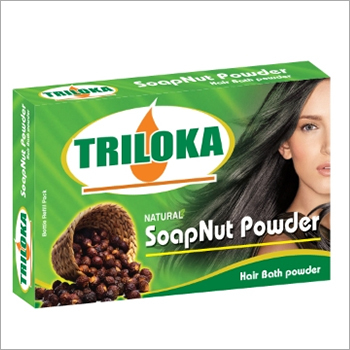 Triloka Soapnut Hair Bath Powder Box Pack - Herbal Powder, Male Use, 3 Years Shelf Life | Anti-Dandruff, Promotes Hair Growth, Reduces Hair Fall, Straightens Hair