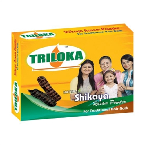 Triloka Shikakai Rasam Powder Box - Herbal Hair Essentials | Anti-Dandruff, Boost Hair Growth, Reduce Hair Fall, Straighten Hair