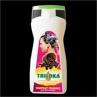 Triloka Soapnut Hair Bath Powder Bottle - Herbal Powder, 3 Years Shelf Life | Anti-dandruff, Promotes Hair Growth, Reduces Hair Fall, Straightens Hair