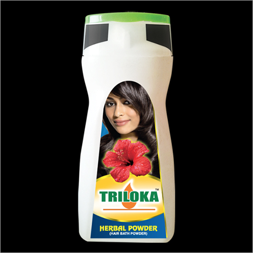 Triloka Herbal Hair Bath Powder Bottle - Herbal Powder, 3 Years Shelf Life | Anti-Dandruff, Boosts Hair Growth, Reduces Hair Fall, Straightens Hair