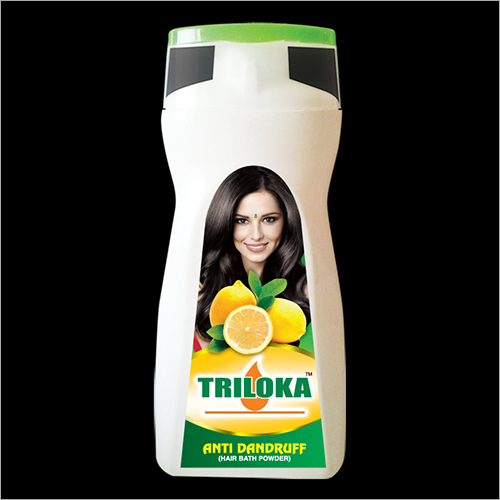 Triloka Herbal Anti-Dandruff Hair Bath Powder - 100% Natural Ingredients, Boasts Hair Growth & Reduces Hair Fall, Straightens Hair, Long Shelf Life