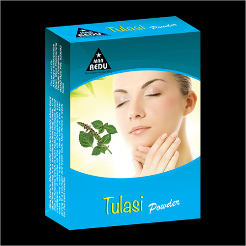Tulsi Powder - Herbal Powder, Light Blue | Purifying, Detoxifying, Cleansing, Antibacterial, Antiviral, Antibiotic, Anti-Carcinogenic, Skin Beauty