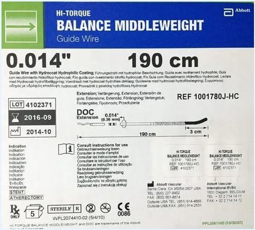 Abbott Hi-torque Bmw Guide Wire