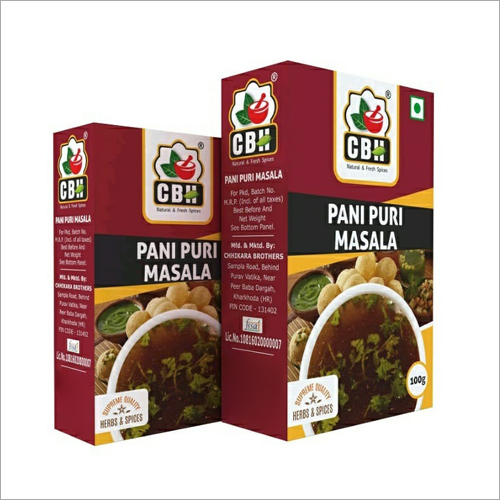100 GM Pani Puri Masala