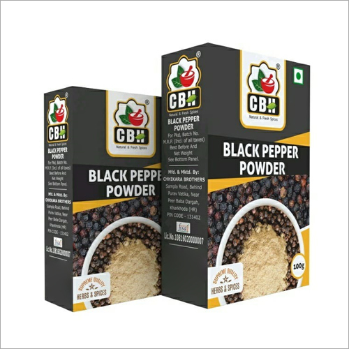 100 GM Black Pepper Powder