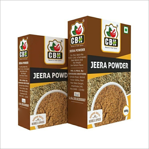 100 Gm Jeera Powder Shelf Life: 1 Years at Best Price in Kharkhoda ...