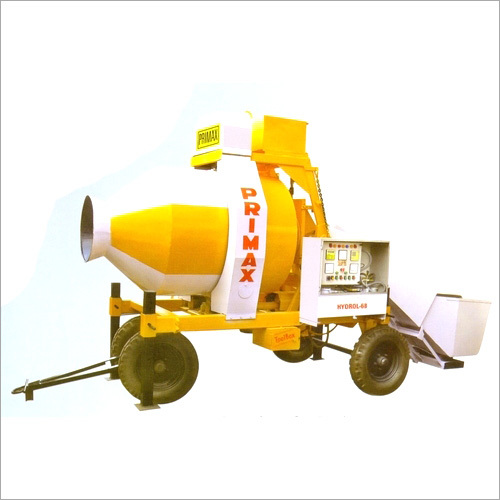 Mini मोबाइल Batching Plant Reverse Drum Mixer