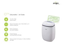 12Lit Compact Portable Dehumidifier