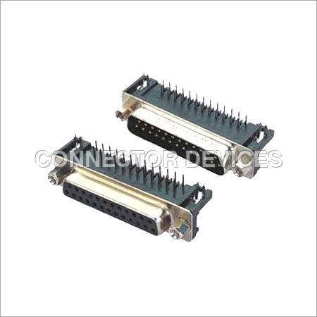 D Sub Right Angle Connector Application: Industrial