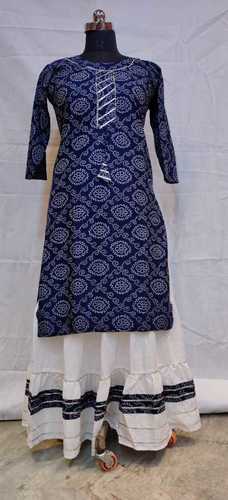 Rayon Party Wear Kurti