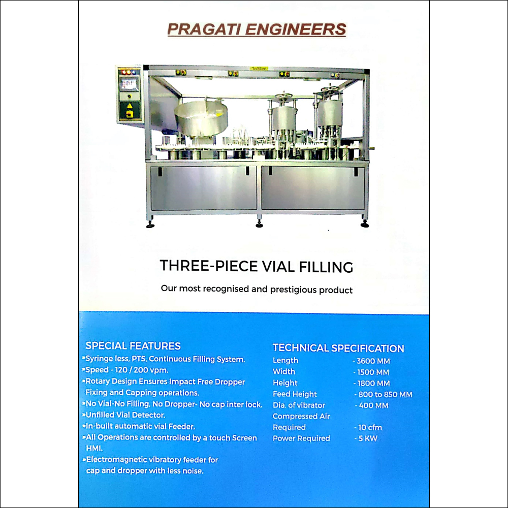 Eye & Ear Drops Filling & Sealing Machines By PARAG EXPORTS (C/o PRAGATI ENGINEERS)