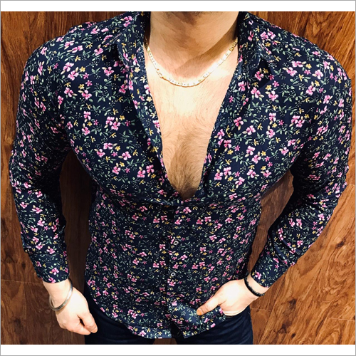 Mens Stylish Floral Printed Shirt