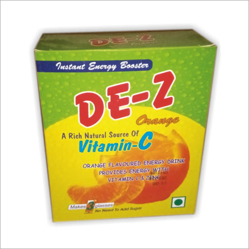 Orange Flavoured Energy Drink Powder Normal Temp.