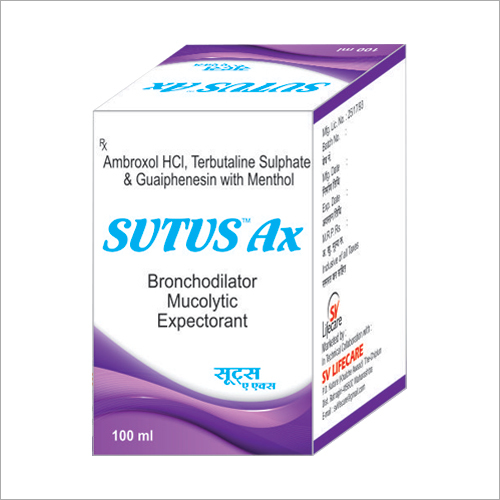Ambroxol Hci- Terbutaline Sulphate And Guaiphenesin With Menthol Syrup General Medicines