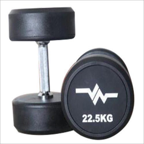 Black Rubber Imported Exercise Dumbbell By FITLINE INDIA PVT. LTD.