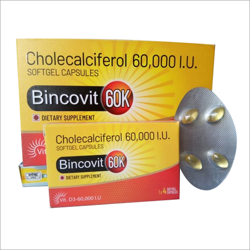 Cholecalciferol 60000 IU Softgel Capsule