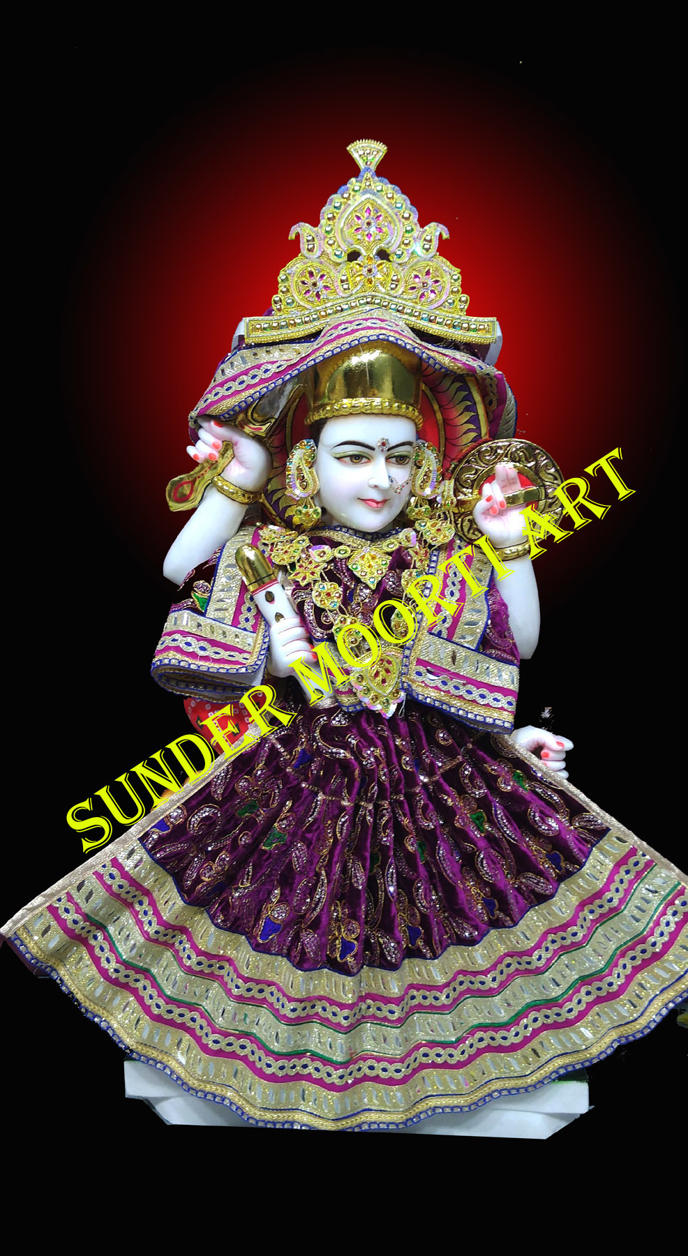 Marble Sachchiyay Mata Statue