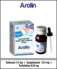 Ambroxol + Terbutaline 1.25 mg. Guaiphenesin + Menthol
