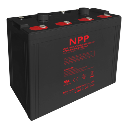2V1000Ah Valve Regulated Lead Acid Battery