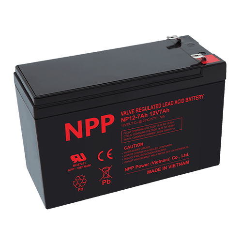 12V7Ah Valve Regulated Lead-Acid Battery