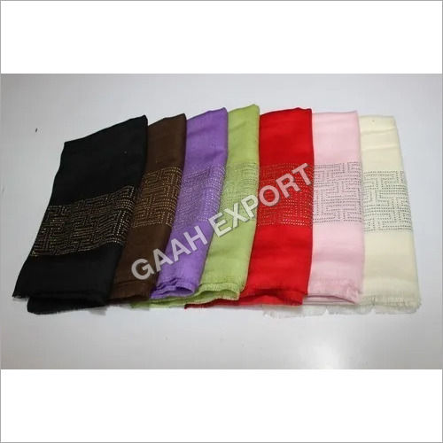 Pashmina Swarovsky Stole , Size-70x200cm