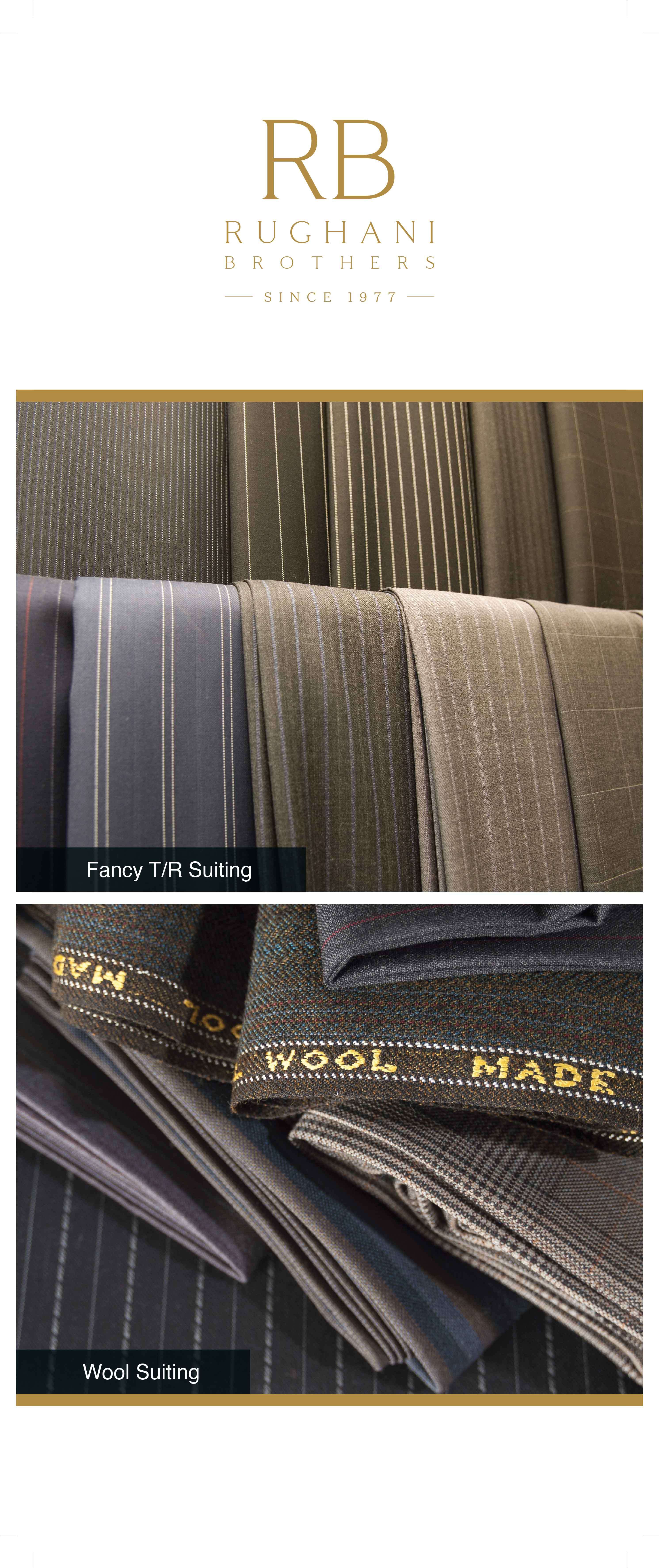 Polyester Wool Suiting Fabric