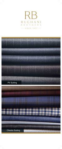 Polyester Wool Suiting Fabric
