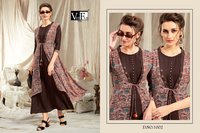 Print shrug kurti