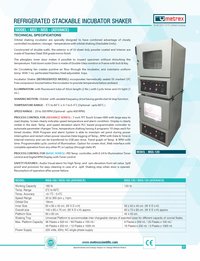 Refrigerated Stackable Incubator Shaker