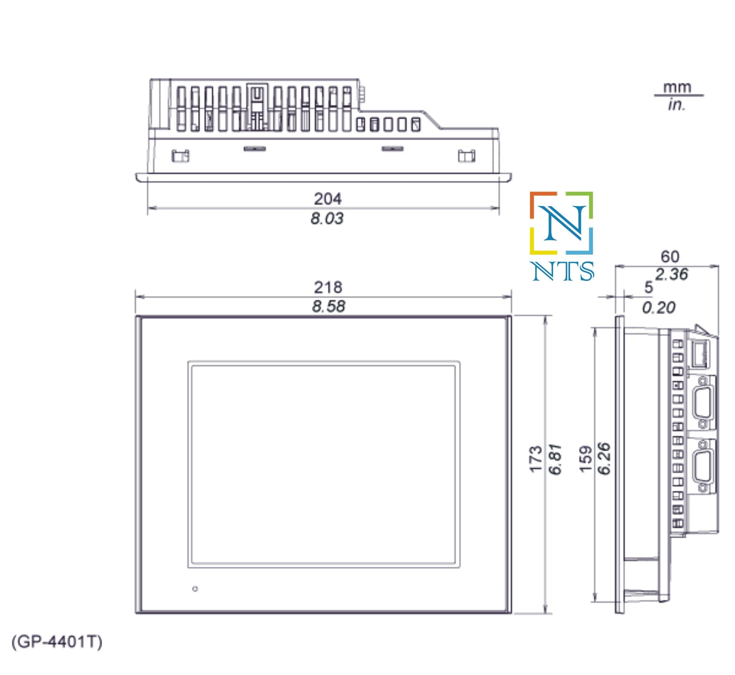 Pro-face Gp-4401ww Pfxgp4401wadw Hmi Touch Display