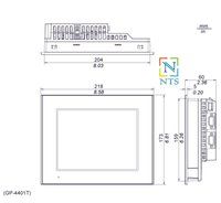 Pro-face Gp-4401ww Pfxgp4401wadw Hmi Touch Display