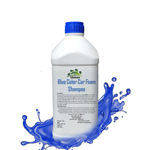 Blue Color Car Foam Shampoo