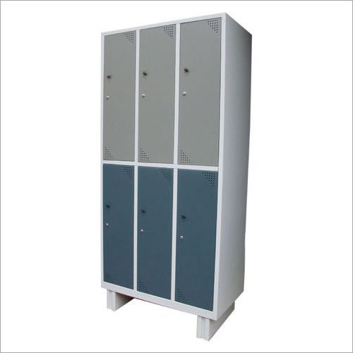 Gray 6 Compartment Locker