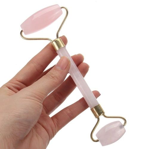 Rose Quartz Facial Massage Roller