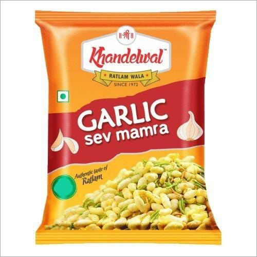 Printed Laminated Namkeen Pouch - Laminated Film, Customizable Size, Orange | Durable Laminate, Tamper Evident, Heat Seal
