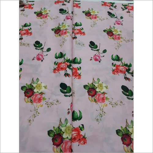 Crepe Silk Digital Print Fabric