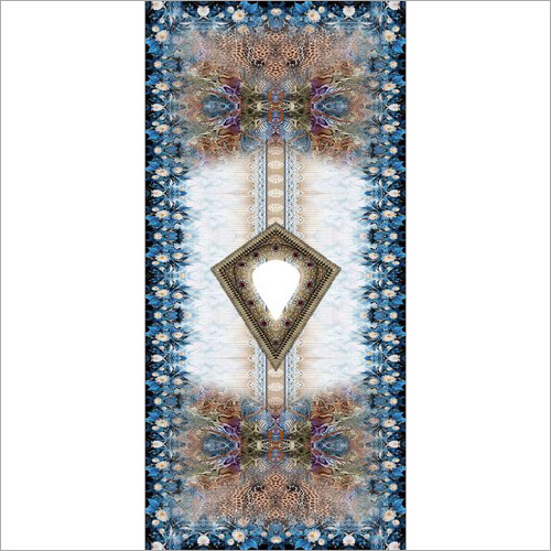 Digital Print Long Georgette Kimono Jacket