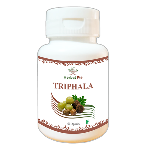 Triphala Herbal Capsules - 500 mg Amla, Harad, Beheda | Digestive Tonic for Adults, Promotes Digestion, Cleanses Digestive Tract