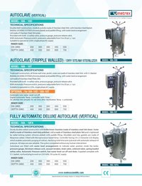 Autoclave ( Tripple Wall ) Vertical