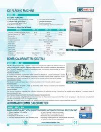 Automatic Bomb Calorimeter