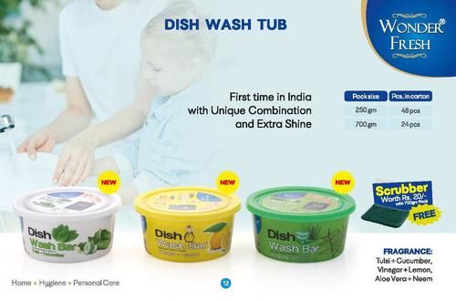 Tulsi & Cucumber Fragrance Dish Wash Bar