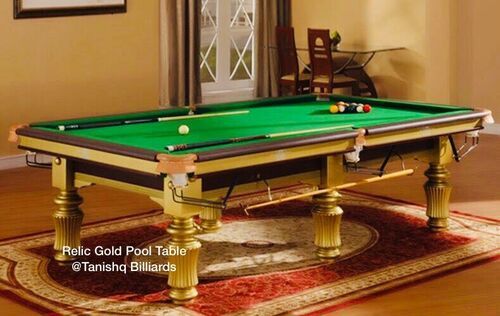 Imported Golden Billiards Table