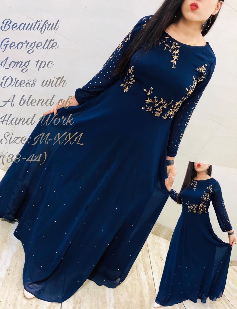 Embroidery Long Sleeve Kurti