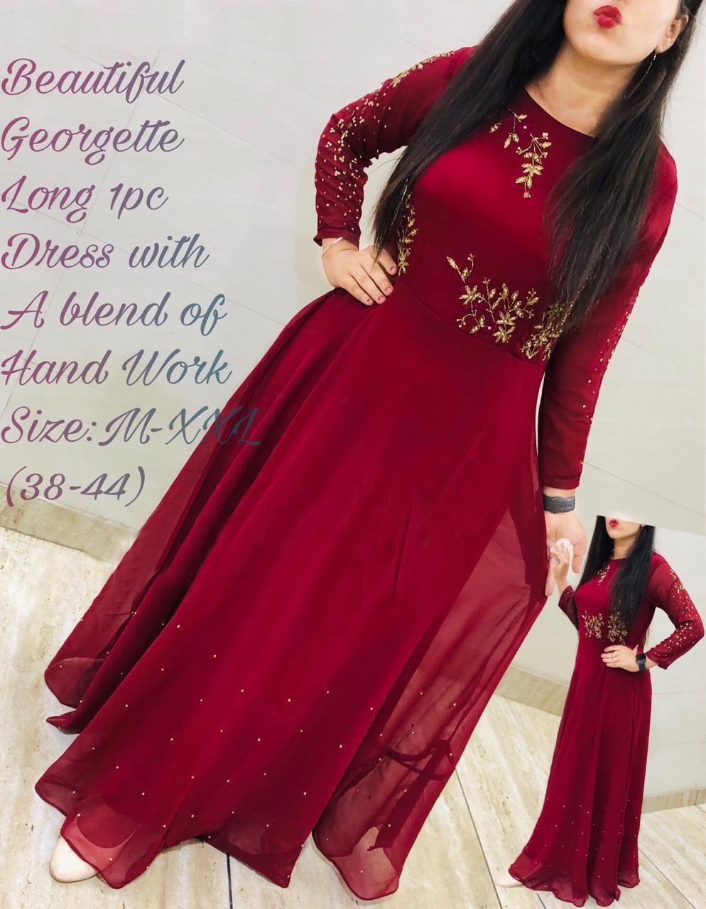 Embroidery Long Sleeve Kurti