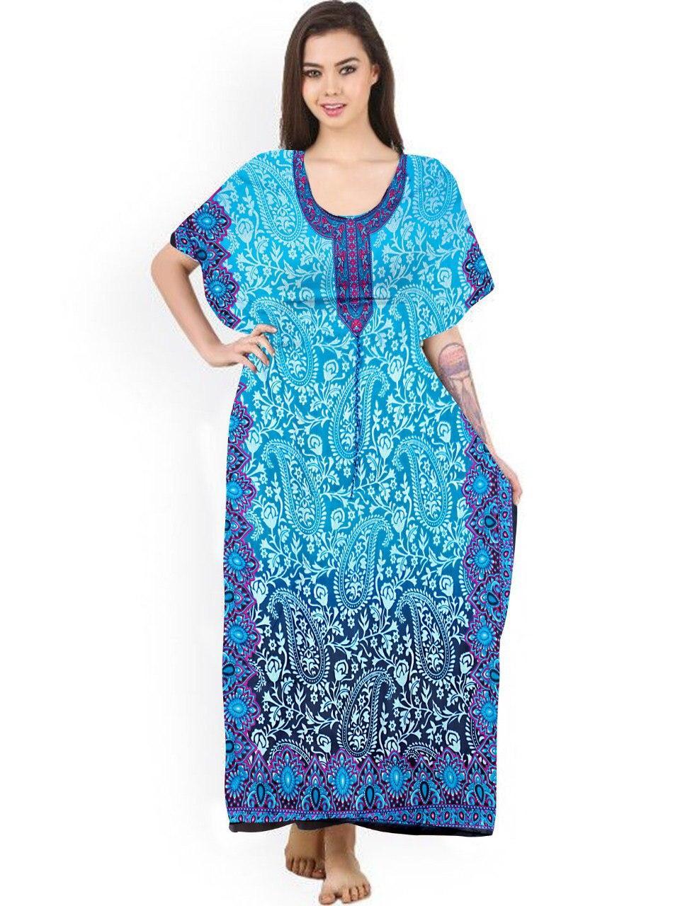 Long Printed kaftan Kurti